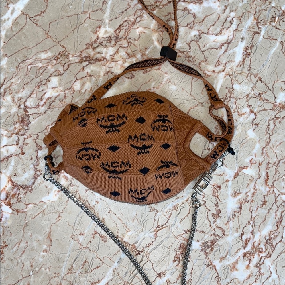 MCM FACE COVERING / MASK Cognac & Black